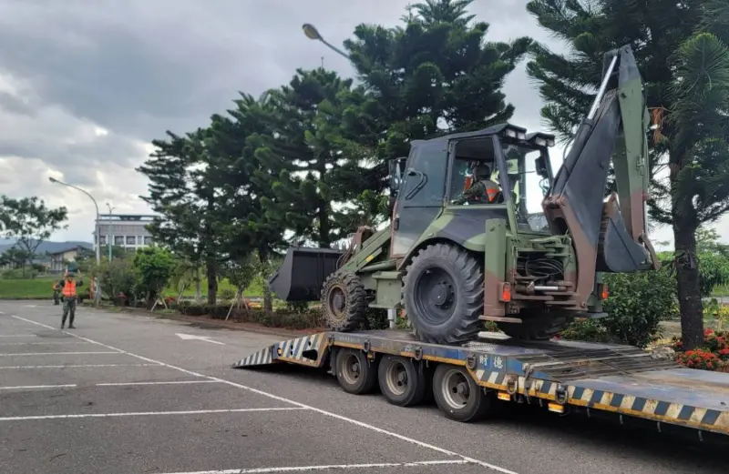 ▲颱風卡努陸警發布，國軍第三作戰區完成防災準備。(圖／國防部提供)