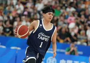 ▲游艾喆展現超齡的籃球水平，有望接棒未來國家隊主控。大專體總提供