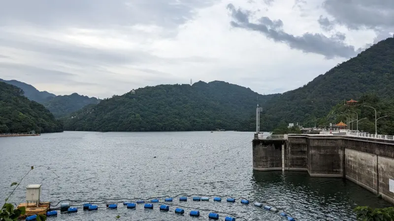 ▲因春雨未至，北台灣水情告急，石門水庫水量僅剩下不到4成。（圖／北水局提供）