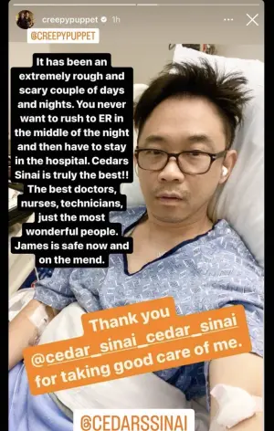 ▲好萊塢導演溫子仁，深夜緊急送醫救治。（圖／翻攝自溫子仁Instagram）