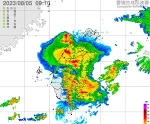 卡努颱風過境！苗栗三義淹水一級警戒　今上午10時起停班停課

