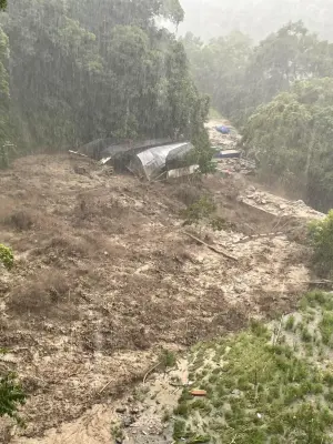 暴雨重創南投　賴清德：調度最大資源搶修民生設施、復原交通運輸
