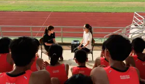 長榮航城市馬拉松計畫登金門　聽奧雙金選手林家文勉青年永不放棄
