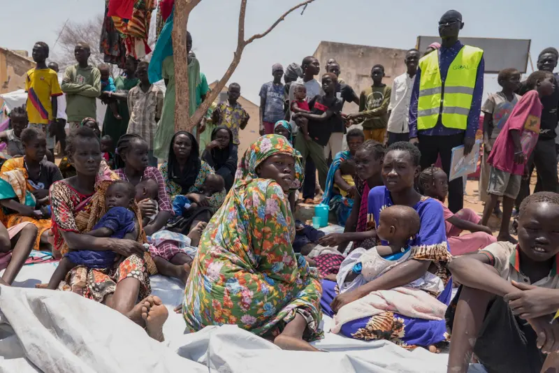 ▲蘇丹內戰爆發逾4個月，上百萬民眾流離失所，紛紛逃亡國外躲避戰亂。（圖／美聯社／達志影像）