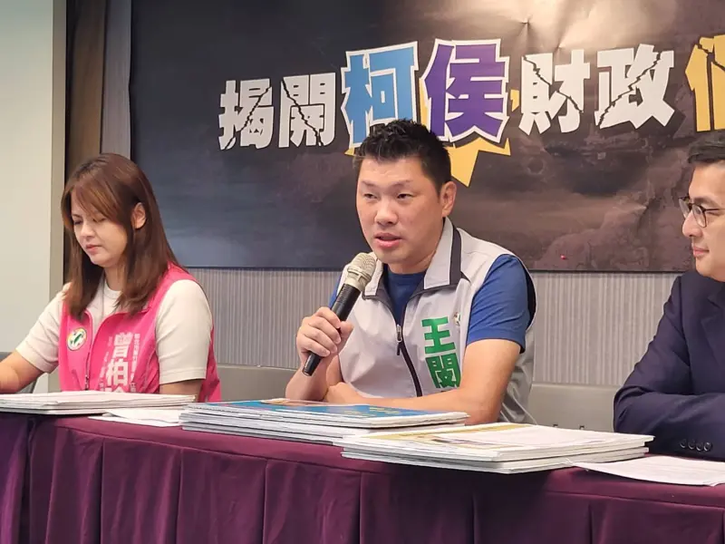 ▲王閔生諷刺說,柯文哲可能在忙著見其他牛鬼蛇神。(圖/陳佩君攝,2023.08.10)