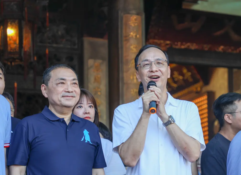 ▲國民黨主席朱立倫稱「相信司法會還給高虹安公道」。（圖／NOWnews資料照）