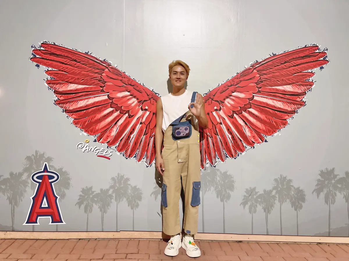 ▲吳克群首次看爸爸的偶像大谷翔平比賽，也是他第一次親身觀賞MLB球賽。（圖 / 滾石唱片提供）