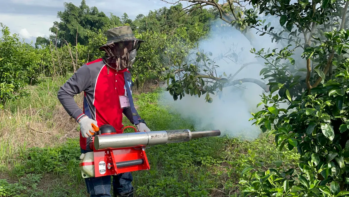 ▲雲林縣本土登革熱疫情延燒，中市環保局人員支援雲林大消毒任務(圖／環保局提供2023.8.10)