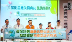 凱旋醫院「心身健康管理中心」整合照護　助病友回歸社區
