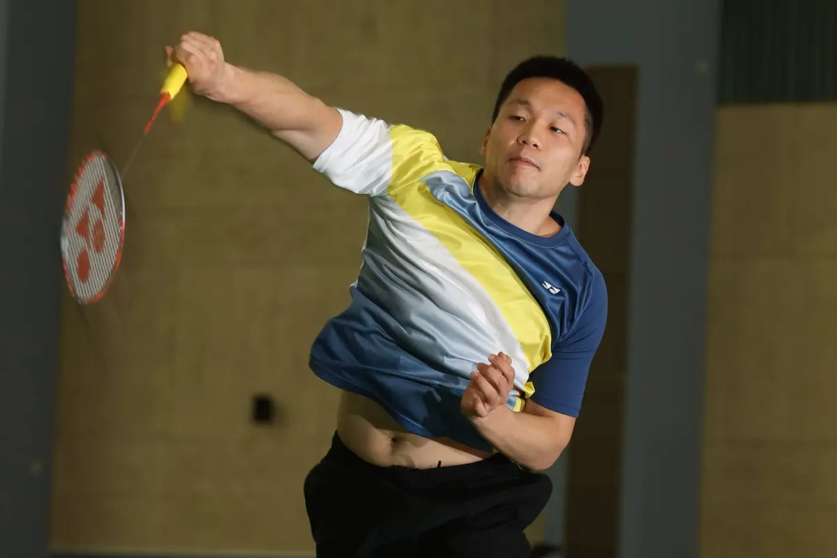 ▲我國羽球黃金男雙「麟洋配」李洋。（圖／國訓中心提供）