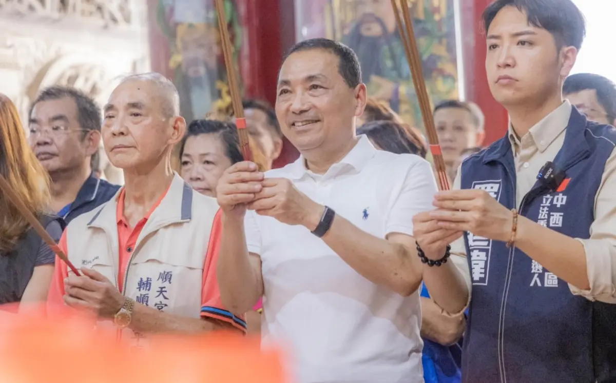 ▲侯友宜昨日台中行程滿檔，但新北市淹水，遭質疑市長去哪了。（圖／資料照片）