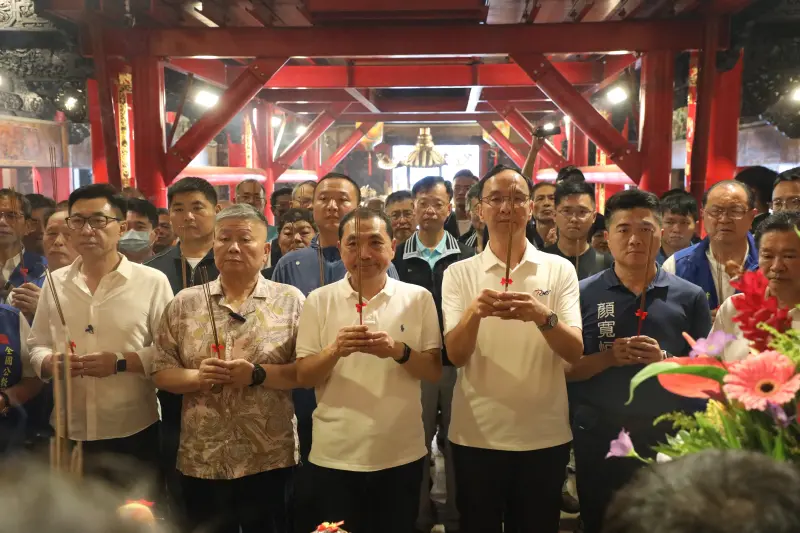 ▲朱立倫已到大甲鎮瀾宮多次，與顏清標有著好交情。（圖／國民黨提供，2023.08.11）