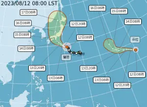 朵拉跨境成第8號颱風！強度為「中颱」　最新路徑、對台影響曝
