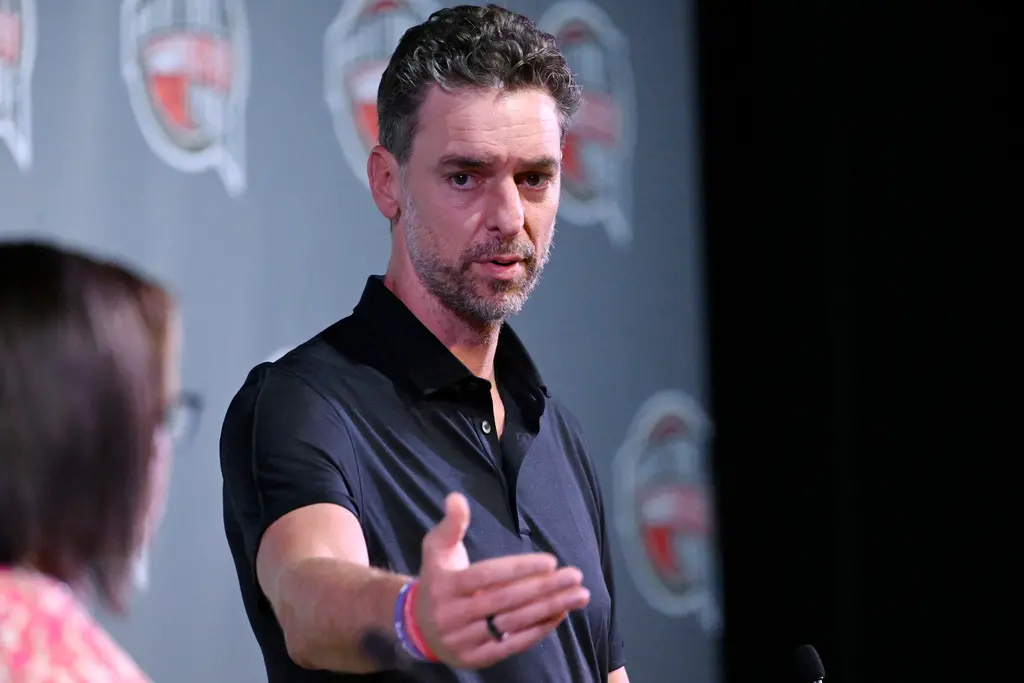 ▲洛杉磯湖人傳奇球星Pau Gasol受訪時表示，他十分榮幸能和Tony Parker及Dirk Nowitzki一起進入名人堂。（圖／美聯社／達志影像）