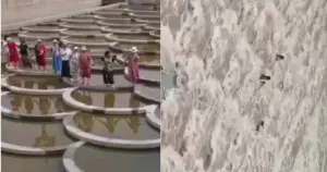堅持魚鱗壩「跳廣場舞拍抖音」！中國11大媽遭洪水沖走　7人遇難
