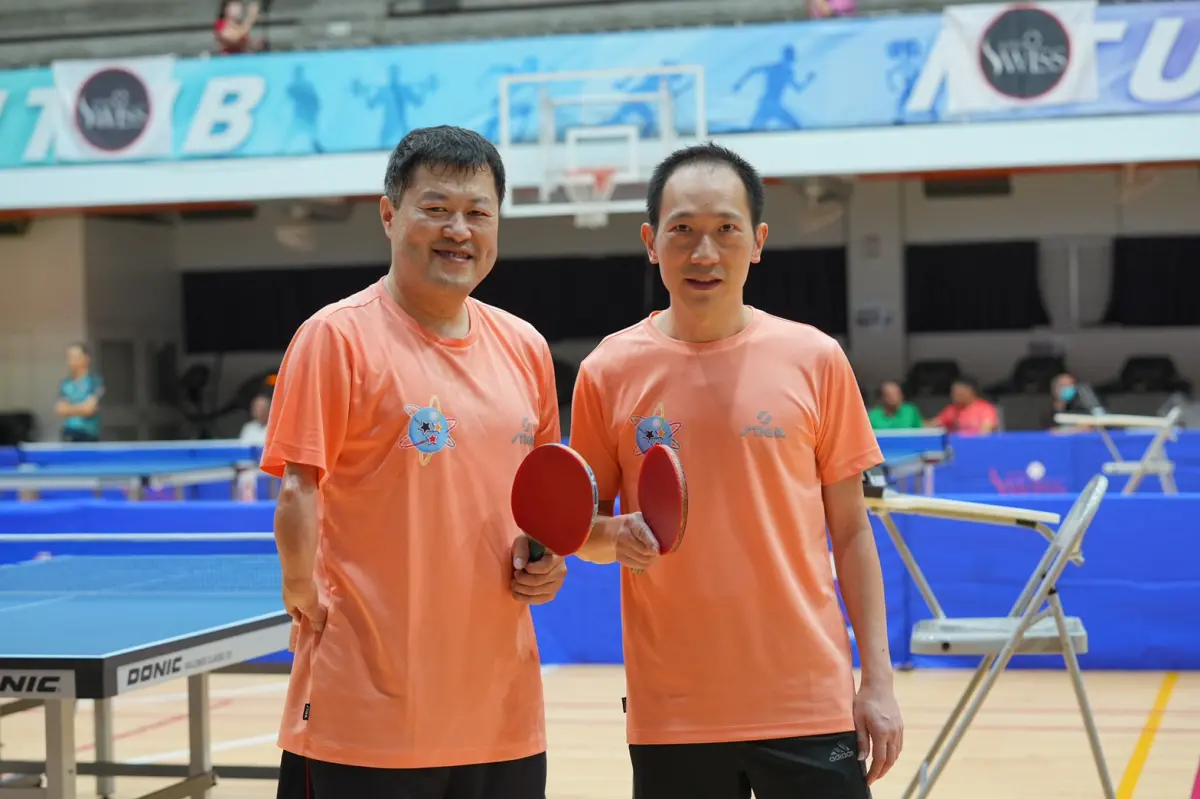 ▲李耀堂/王士豪搭檔超過20年，今年第二度參賽，最終拿下100歲組季軍。官方提供
