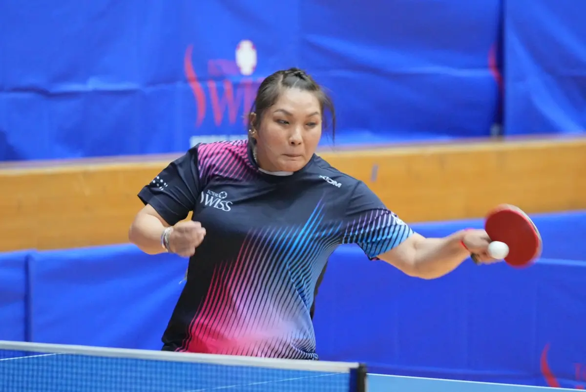 ▲崔秀里奪得80歲組雙打冠軍。大會提供