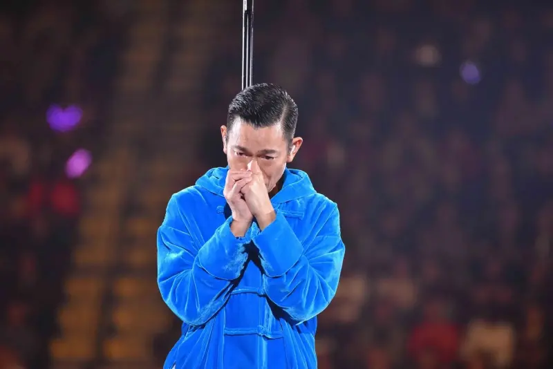 ▲劉德華曾在演唱會上失聲，哭著宣布演唱會結束。（圖／台灣映藝提供）