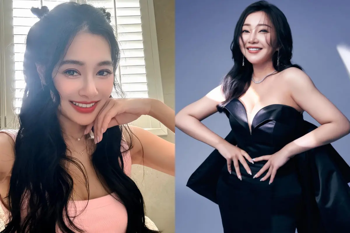 ▲天后闆妹（右）找來最新代言人取代王思佳，並強調代言人不姓王，徹底切割王思佳。（圖 / 王思佳、天后闆妹臉書）