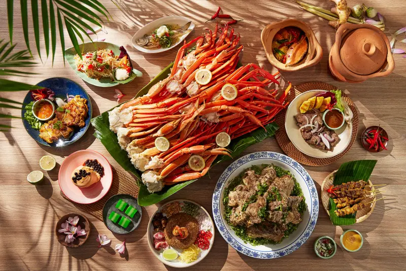 十二廚續推「松葉蟹吃到飽」並加碼泰國菜　漢來海港抽泰航機票