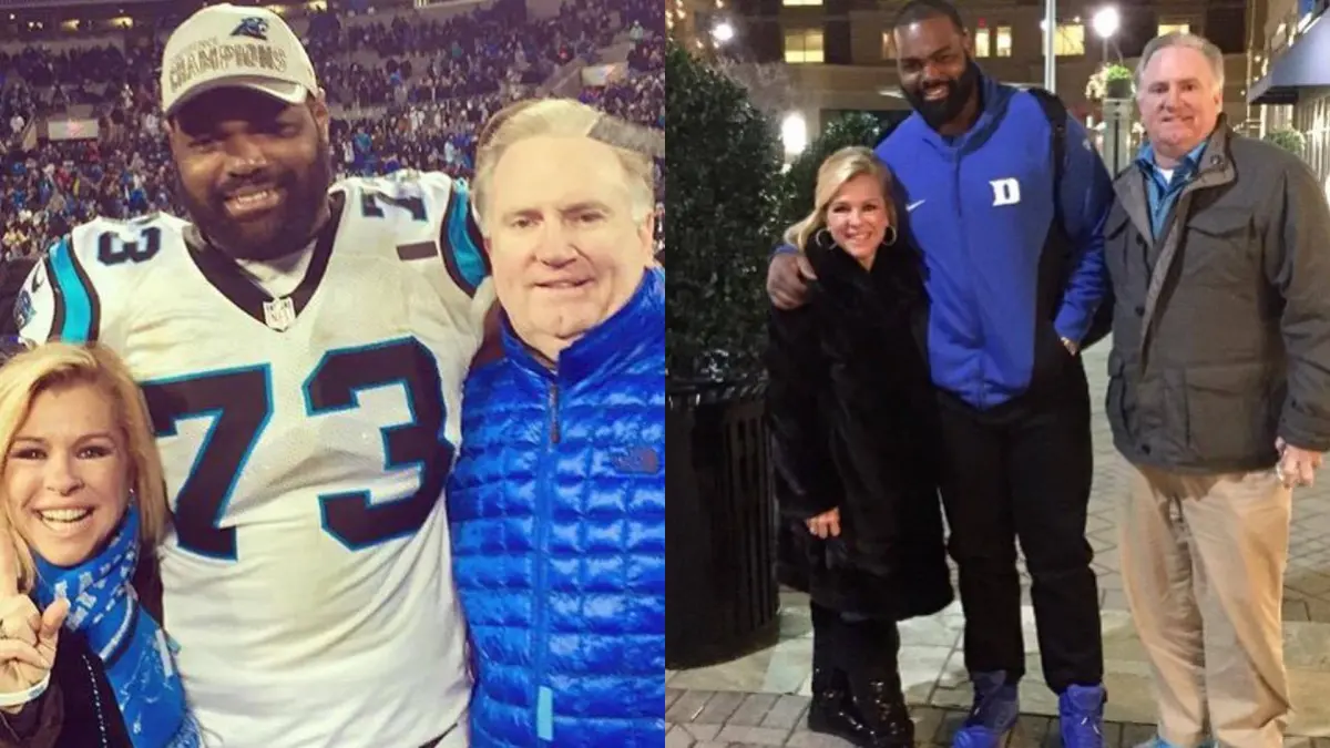 《攻其不備》男主角原型，NFL退役球星麥可奧赫（Michael Oher）將養父母告上法院，因為近期發現「自己根本沒被收養」，被騙了將近20年。（圖／FB@Michael Oher）