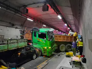 蘇花改驚傳嚴重車禍！5車連環追撞釀4人傷　東澳隧道一度封閉
