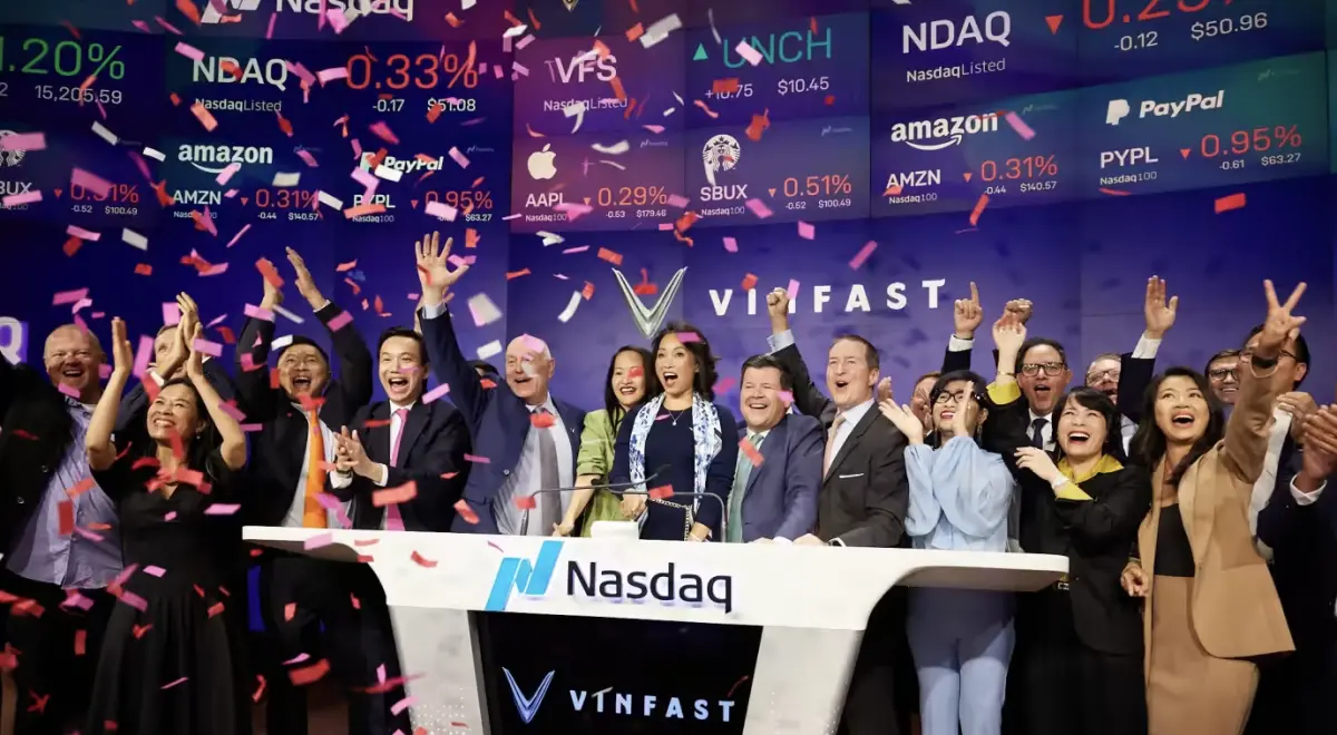 ▲越南電動車VinFast在美國公開上市的第一天股價飆漲，引發外界分析利與弊。（圖／美聯社／達志影像）