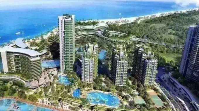 ▲馬來西亞「森林城市」是中國碧桂園的建案,過去曾受到大馬政府反對,如今政策急轉彎,首相安華想規劃成金融特區。(圖/百度百科)