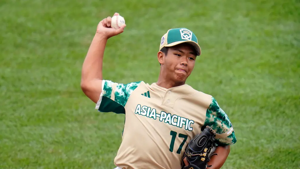 ▲世界少棒錦標賽，「台灣大谷」范宸竣帶領龜山國小擊敗日本。（圖／美聯社／達志影像）