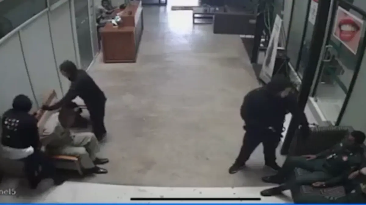 ▲柬埔寨1名台籍囚犯17日於就醫時被劫獄。（圖／翻攝自柬中時報）