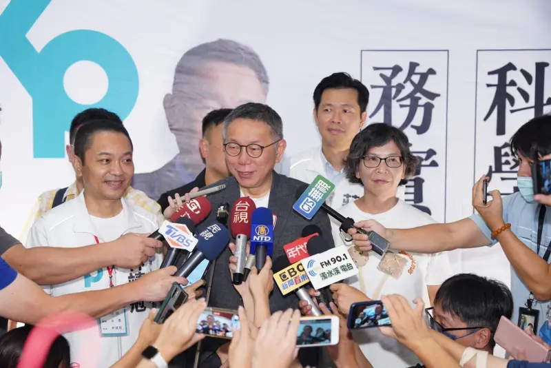 ▲台灣民眾黨主席柯文哲強調總統選到底，郭柯配是不可能的。（圖／民眾黨提供）
