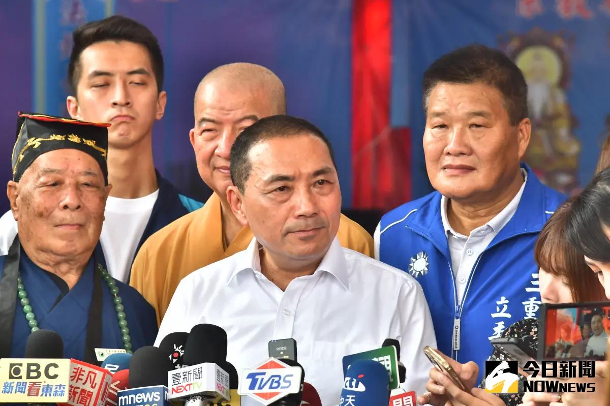 ▲ 針對賴清德訪烏拉圭中共頻頻軍演擾台，   侯友宜受訪說軍演無助兩岸發展、 盼交流降低衝突。（圖 ／記者吳嘉億攝，2023.08.20）