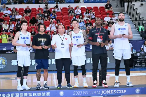 2023威廉瓊斯盃最佳5人,中華藍林庭謙、劉錚和阿提諾入選。(籃協提供) ▲亞運五人制籃球,明天將在首戰對決香港。(籃協提供)