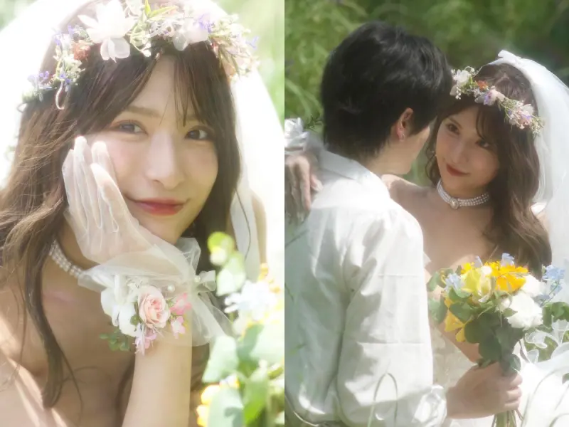 ▲日本最美變性人Mei宣布當人妻，與喜歡12年的老公登記結婚。（圖／翻攝Mei IG）