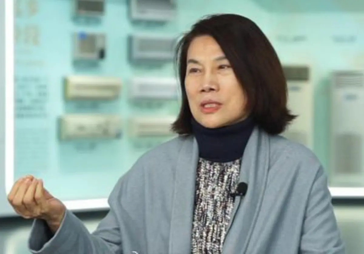 ▲中國格力電器董事長董明珠近日一番有關暴雷500強的言論，在中國網路上引發討論。資料照。（圖／翻攝自微博）