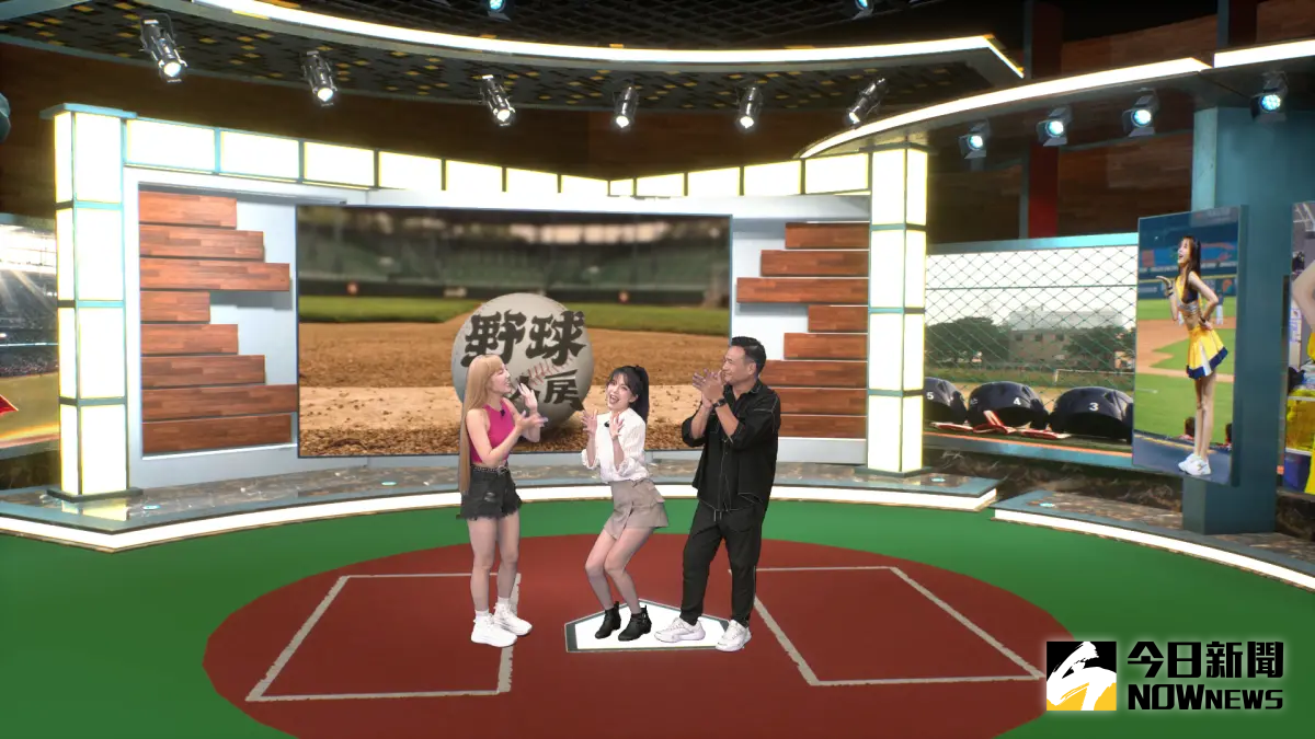 ▲謝凱蒂應援舞教學，浮誇表現全場笑翻。（圖／胡繼偉 攝）