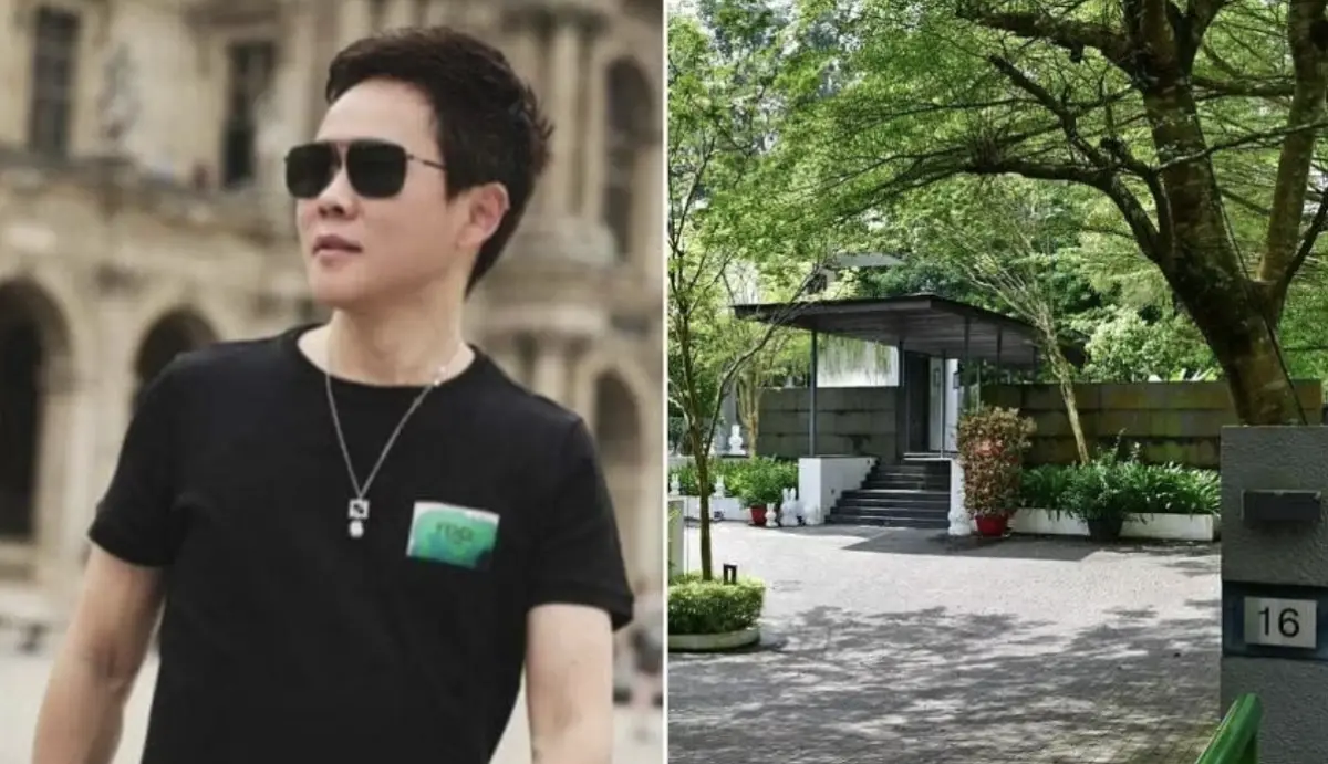 ▲來自中國福建的蘇海金住在新加坡豪宅，在近期因涉入星國最大宗洗錢案而被捕。（圖／翻攝自推特）