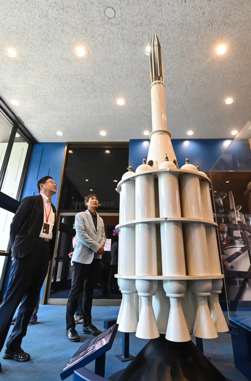 ▲張善政一行人拜會Jet Propulsion Laboratory（噴射推進實驗室）。（圖／桃園市政府提供）