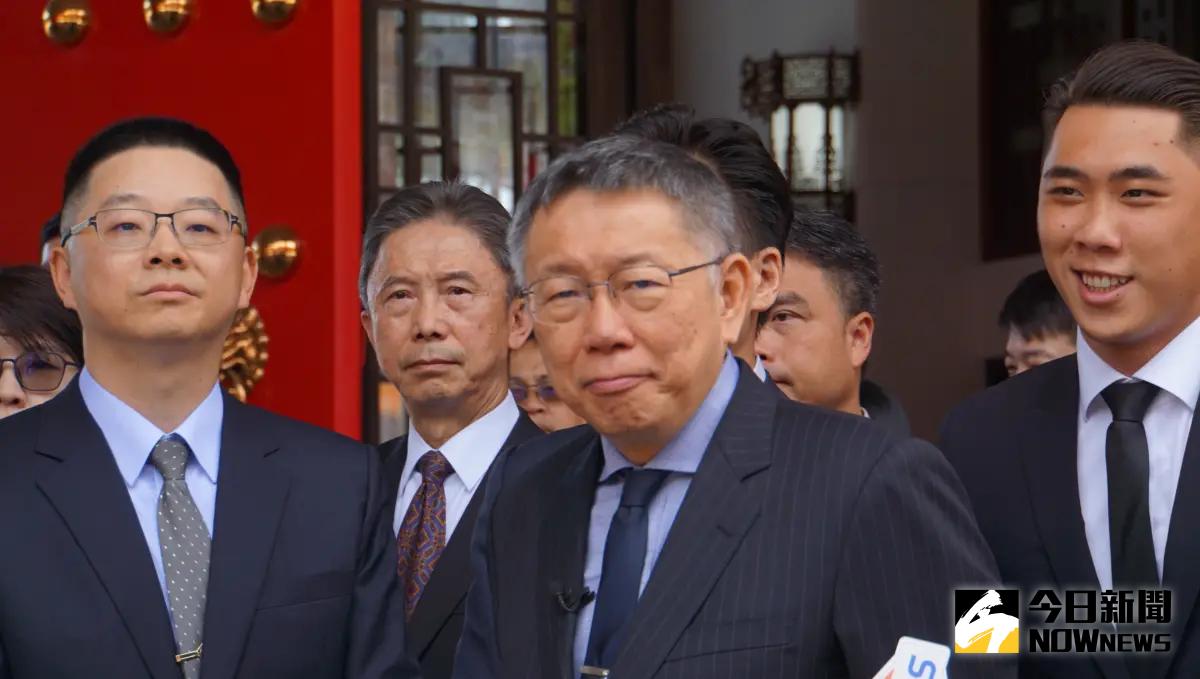 ▲民眾黨總統參選人柯文哲。（圖／呂炯昌攝）