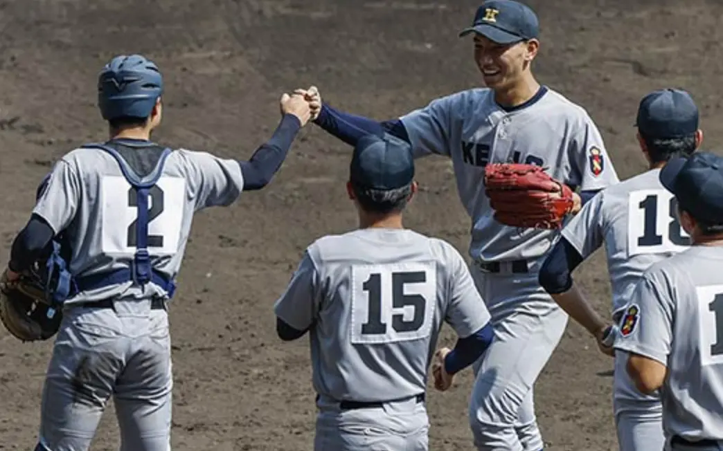 ▲丸田湊斗幫助慶應義塾奪冠，睽違107年再度於甲子園奪勝。（圖／NHK)