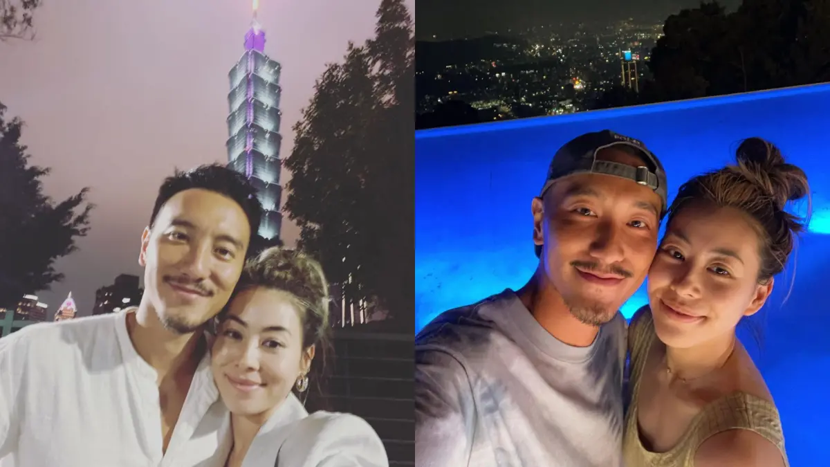 ▲王陽明（左圖左）、蔡詩芸被週刊爆料分居2年，女方IG「恩愛貼文」全刪光，2023年初時曾解釋：「為自己而活」。（圖／翻攝自王陽明Instagram）