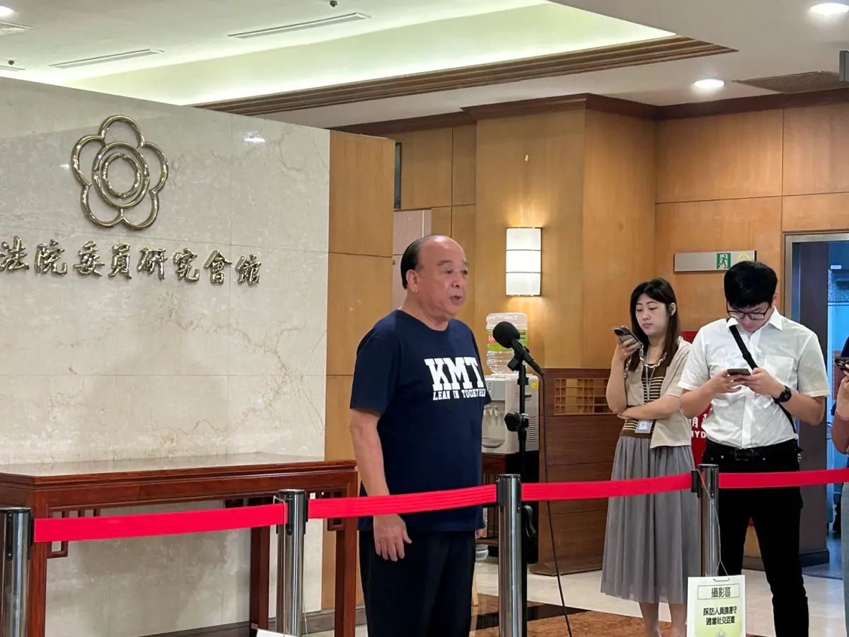 ▲國民黨立委吳斯懷認為，目前增加的國防預算還是不夠。（圖／記者林怡昕攝，2023.08.24）