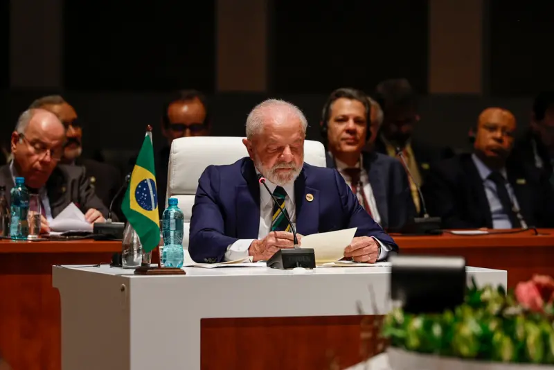 ▲巴西總統魯拉今天表示，俄羅斯總統蒲亭如果出席明年在巴西里約熱內盧（Rio De Janeiro）舉辦的20國集團（G20）峰會，他在巴西將不會被捕。圖／美聯社／達志影像）