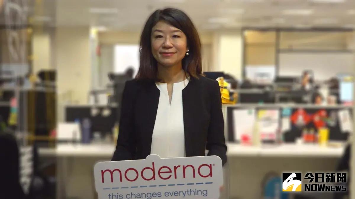 ▲莫德納台灣總經理李宜真透露，她也曾為了工作與家人兩度分居，但她誇讚先生是「最棒的合夥人」。（圖／記者嚴俊強攝）