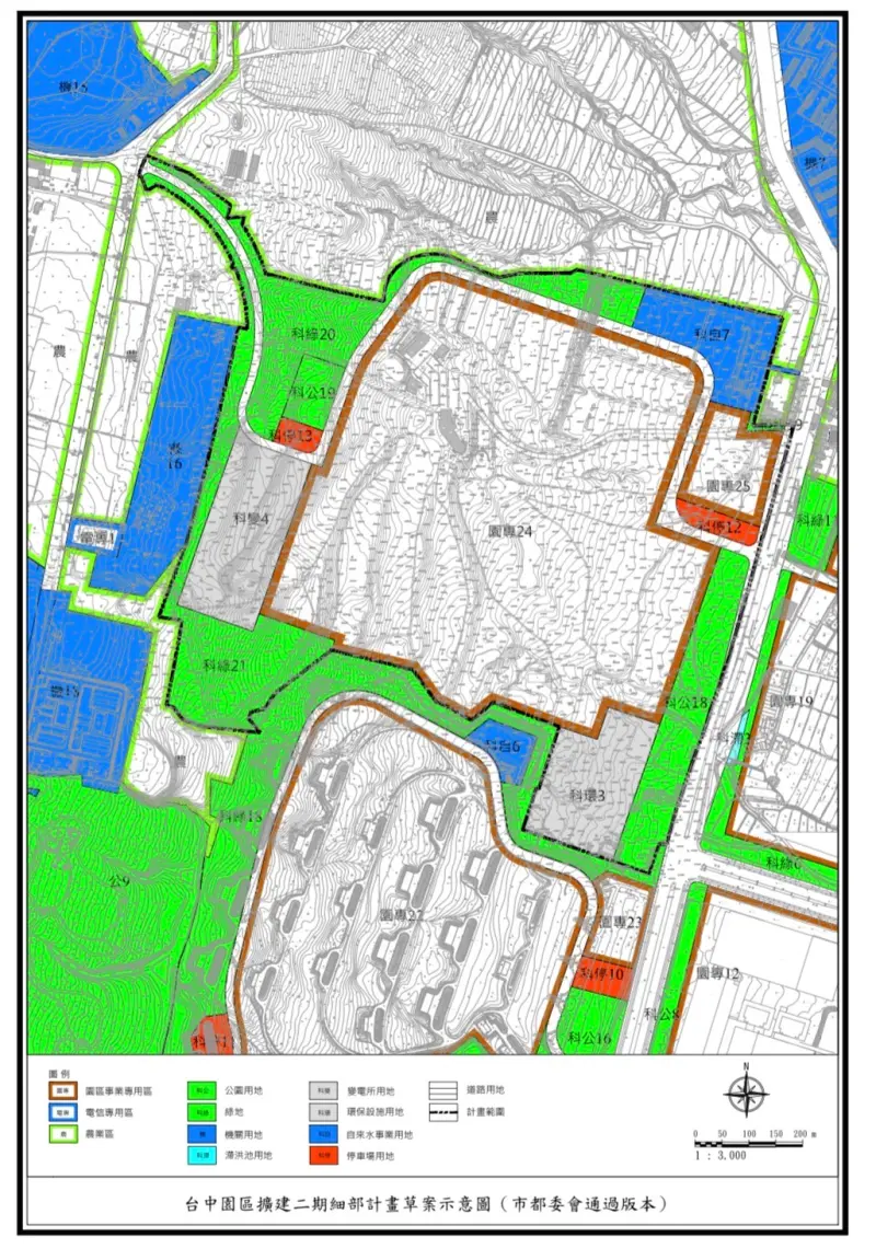 ▲台積電中科2奈米廠建廠案基地完整,面積約89.75公頃。(圖/台中市政府提供,2023.08.25)