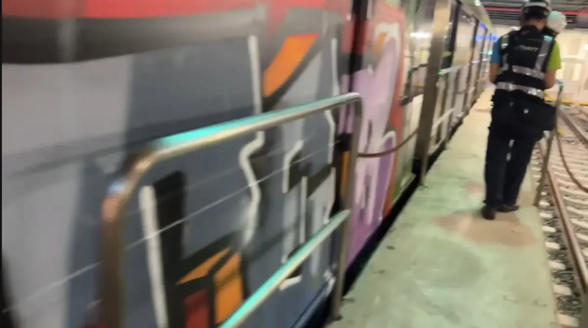 台鐵樹林站民眾突然闖進軌道 列車將進站嚇壞全場