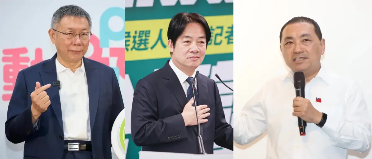 ▲TVBS今（25）日公布最新民調，賴清德以37%的支持度居冠，民眾黨總統參選人柯文哲以28%的支持度居次，國民黨總統參選人侯友宜位居第三，支持度為22%。（圖／NOWNews今日新聞合成）