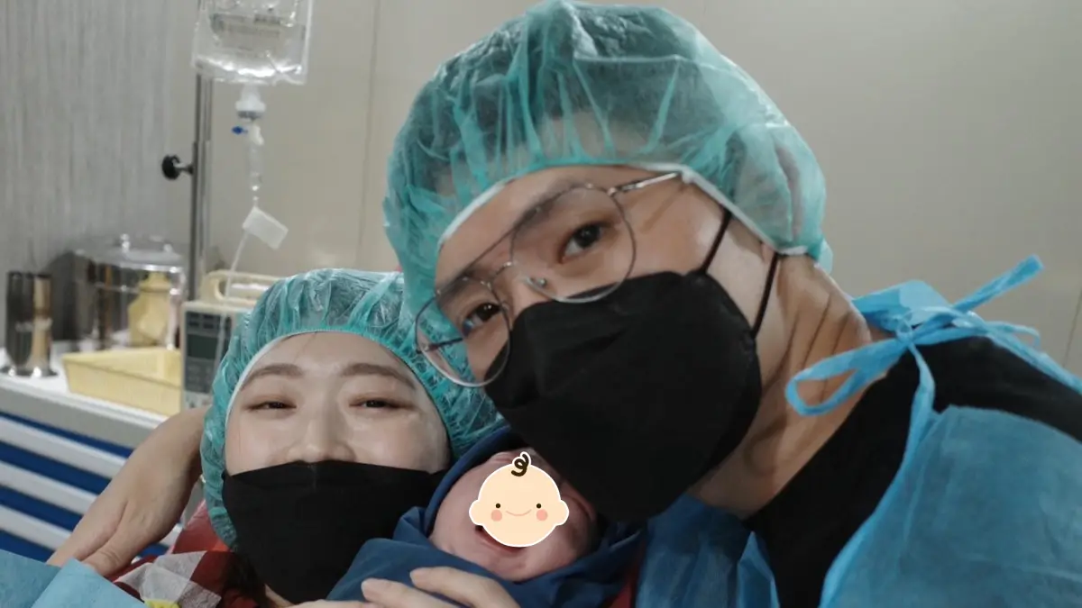 ▲晏柔中（左）、楊孟霖迎來頭胎兒子。（圖／翻攝自晏柔中IG）