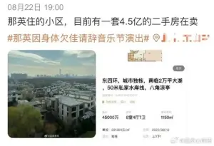 ▲有網友爆料稱那英受到《中國好聲音》風波影響，緊急將位在北京的獨棟豪宅脫手賣出。（圖／翻攝自微博）