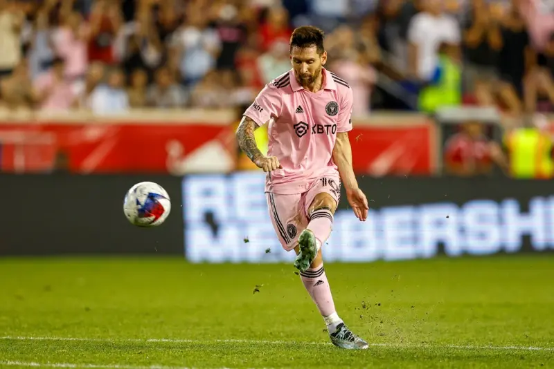 ▲梅西（Lionel Messi）替補登場進球，這也是他在MLS美國職業足球大聯盟的第一顆進球。（圖／美聯社／達志影像）
